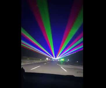 Lampu Laser Anti Ngantuk di Tol China Menuai Kontroversi