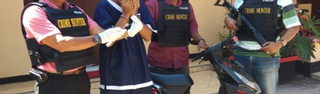 Tiga Remaja Pesilat di Surabaya Curi Motor Pengendara yang Bannya Bocor