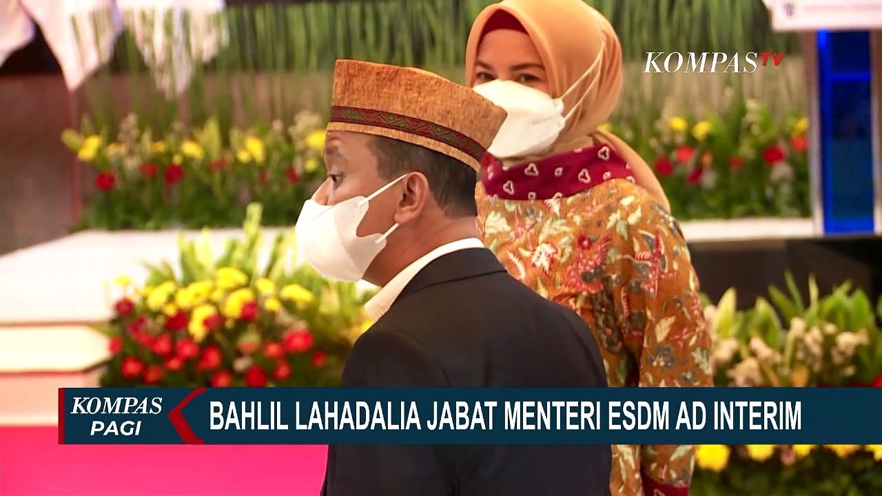 Bahlil Lahadalia Resmi Gantikan Arifin Tasrif di Kursi Menteri ESDM
