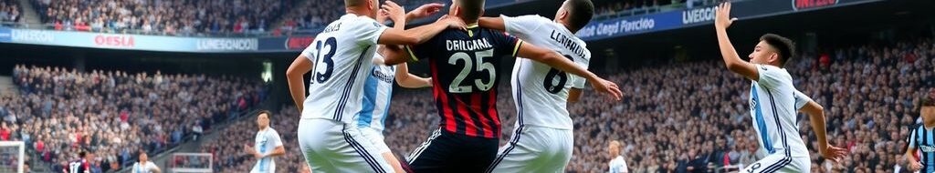 Aksi pemain Real Madrid melawan Celta Vigo di lapangan.