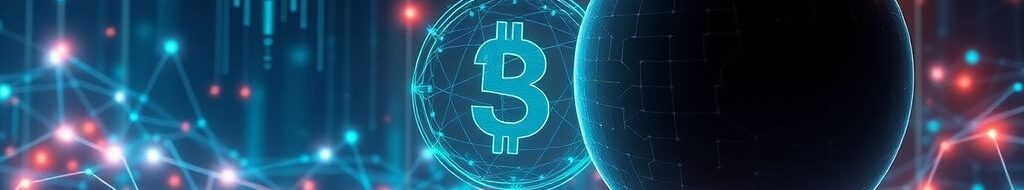 Ilustrasi keuangan global dan kecerdasan buatan Deepseek AI.