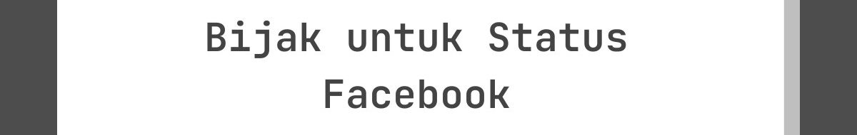 Contoh Kata-Kata Lebaran Bijak untuk Status Facebook
