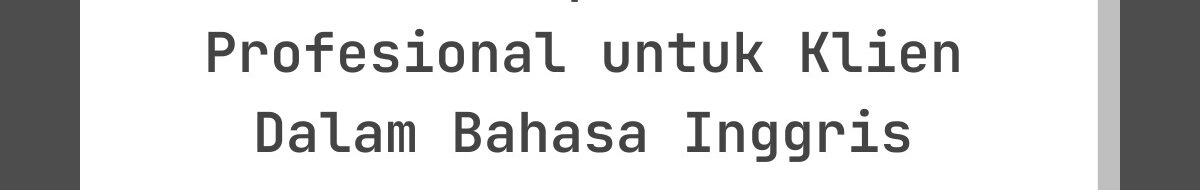 Contoh Ucapan Lebaran Profesional untuk Klien Dalam Bahasa Inggris
