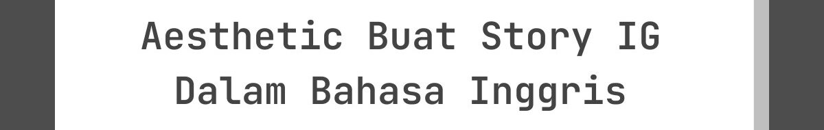 Kata-Kata Lebaran Aesthetic Buat Story IG Dalam Bahasa Inggris