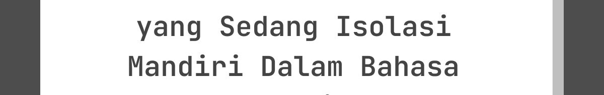Kata-Kata Lebaran Untuk yang Sedang Isolasi Mandiri Dalam Bahasa Inggris