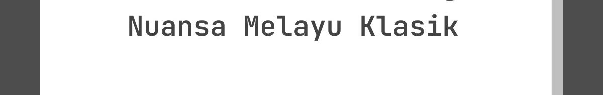 Kata-Kata Lebaran dengan Nuansa Melayu Klasik