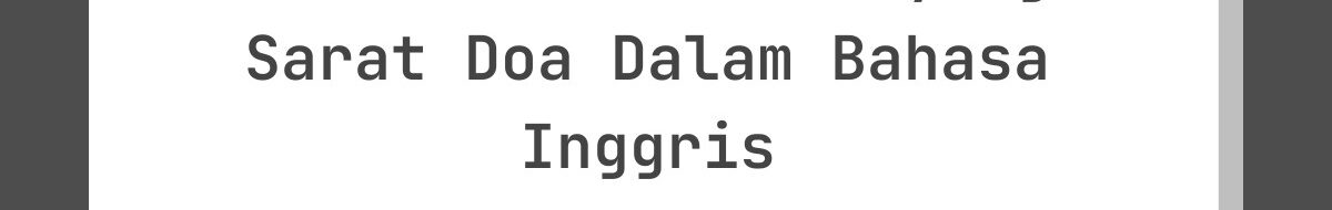 Kata-Kata Lebaran yang Sarat Doa Dalam Bahasa Inggris