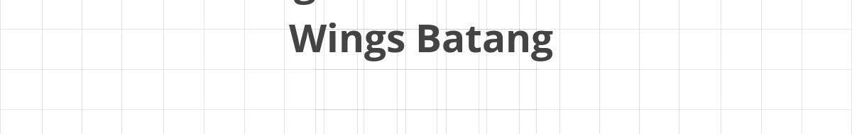 Lowongan SPV Warehouse Wings Batang