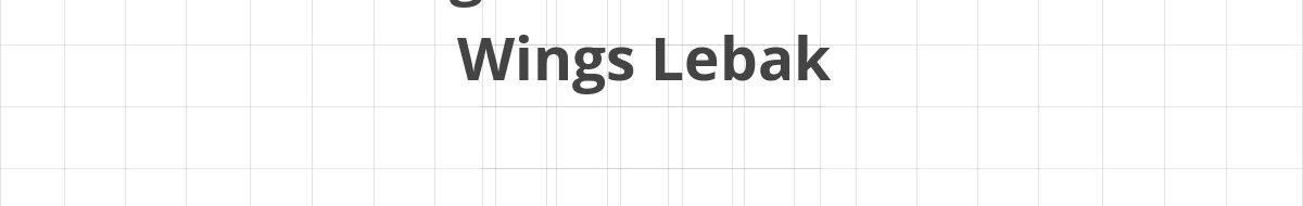 Lowongan SPV Warehouse Wings Lebak