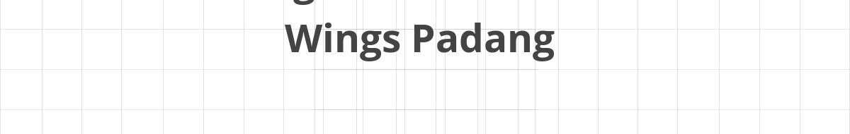 Lowongan SPV Warehouse Wings Padang