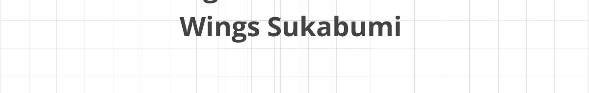 Lowongan SPV Warehouse Wings Sukabumi