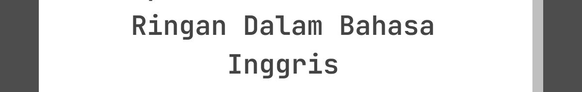 Ucapan Lebaran Lucu dan Ringan Dalam Bahasa Inggris
