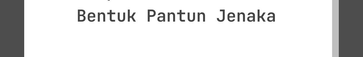 Ucapan Lebaran dalam Bentuk Pantun Jenaka