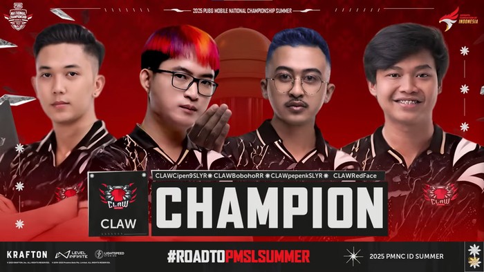 Claw Slayers Juara PMNC, Raih Tiket PMSL SEA 2025