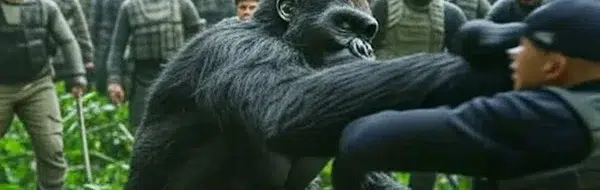 Gorilla vs 100 Manusia: Siapa yang Lebih Kuat?