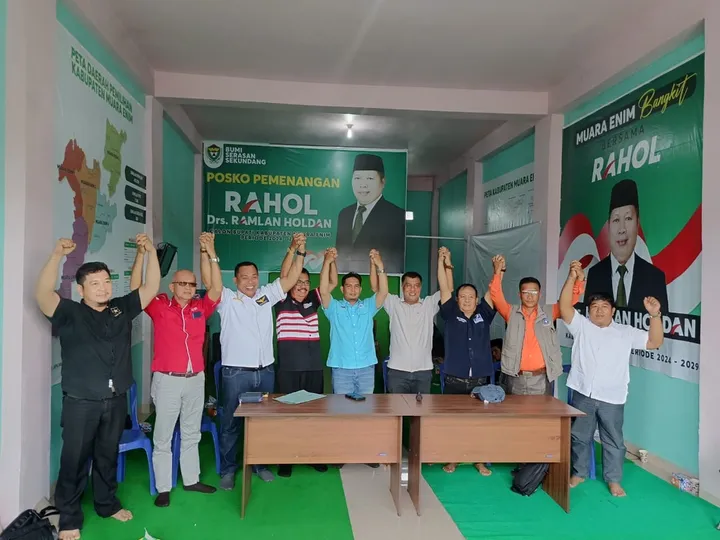 Heboh! 7 Parpol Muara Enim Mendukung Paslon RAPI Jelang Penetapan