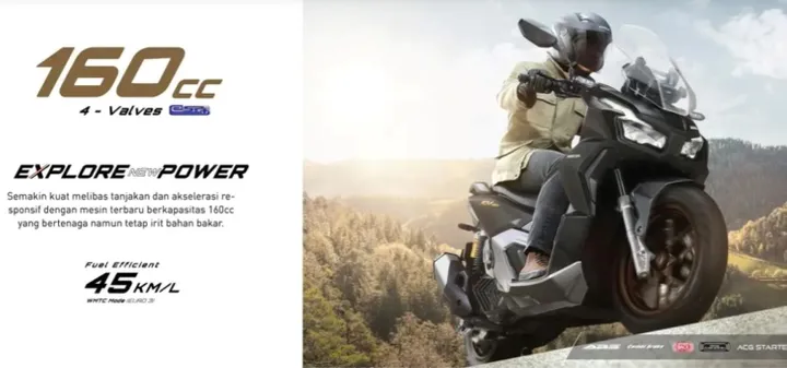 Honda ADV 160: DP Murah 3,5 Juta, Cicilan 1,6 Juta Banjarnegara