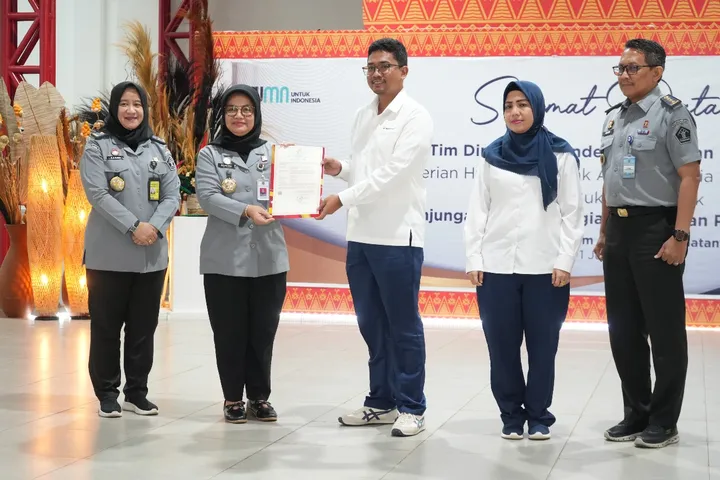Kemenkumham Sumsel Serahkan Paten, Kunjungi Industri Tambang PTBA