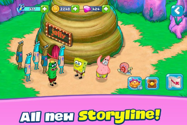 Mainkan 4 Game SpongeBob Gratis di iOS & Android!