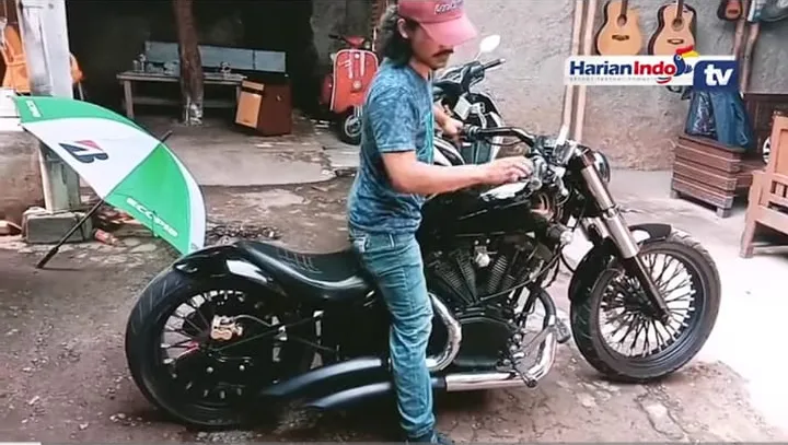 Motor Harley Gaya Kaisar Ruby 250: Cuma 20 Jutaan!
