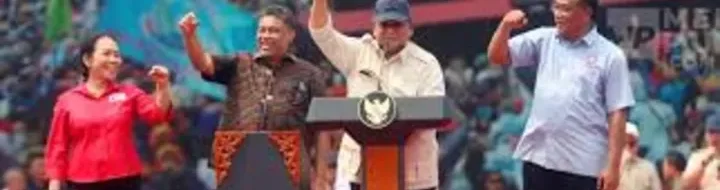 Prabowo Subianto Temui Buruh May Day 2025 di Monas