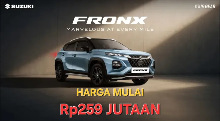 Suzuki Fronx 2025: SUV Canggih Harga Rp259 Juta, Fitur Wow!