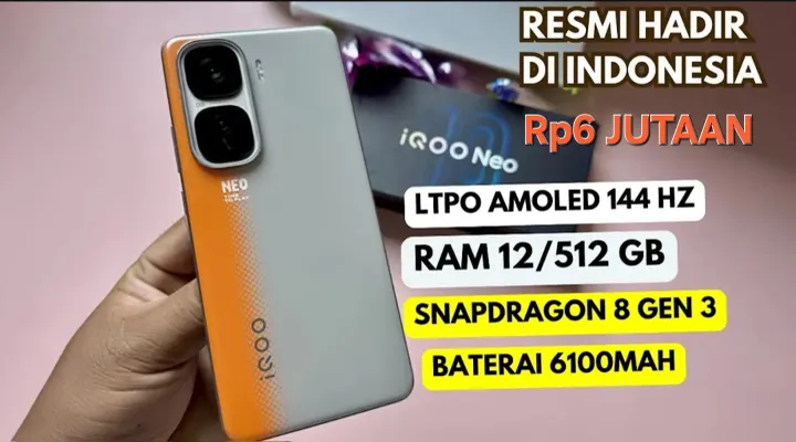 iQOO Neo 10: Snapdragon 8 Gen 2, Baterai 7000mAh, Harga Rp6 Jutaan!