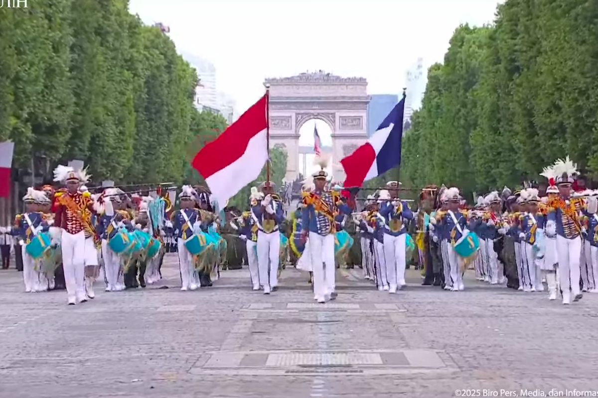 Pasukan Indonesia Memukau Dunia di Bastille Day 2025