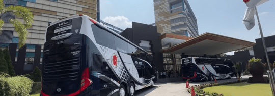 PO Unicorn Indorent Tambah Armada, Rilis 3 Unit Bus Double Decker Garapan Adiputro