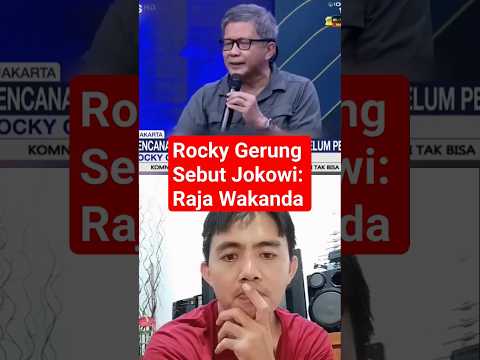 Bahlil Sebut Jokowi "Raja Jawa"? Rocky Gerung: Itu Bukti Dia Cuma Petugas!