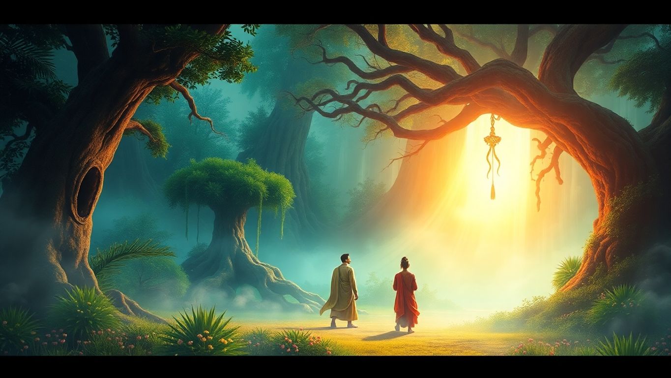 Pemandangan mistis dengan sosok Lord Rangga.