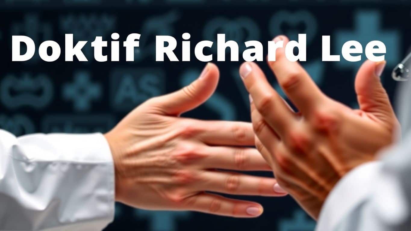 Tangan profesional medis berdiskusi serius tentang kasus