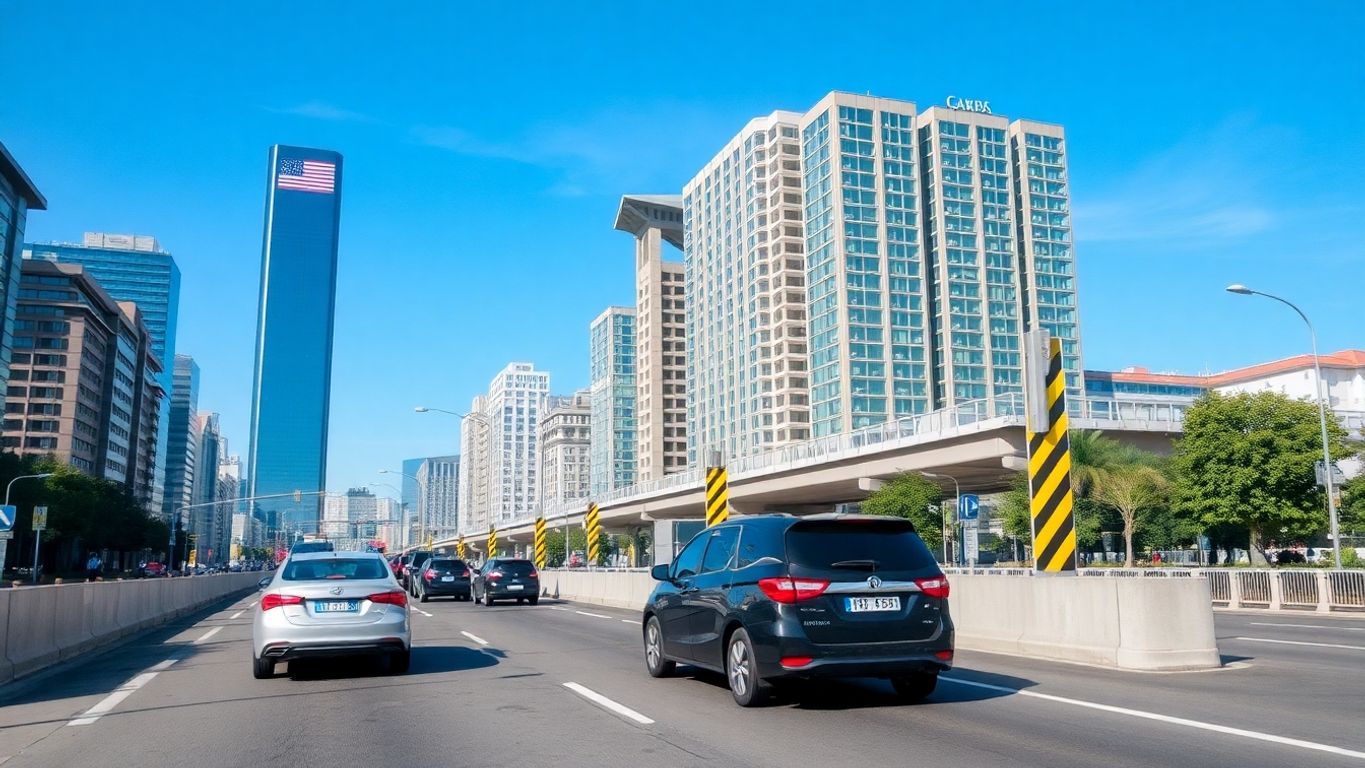 Teknologi pembatas jalan untuk mengatasi kemacetan lalu lintas.