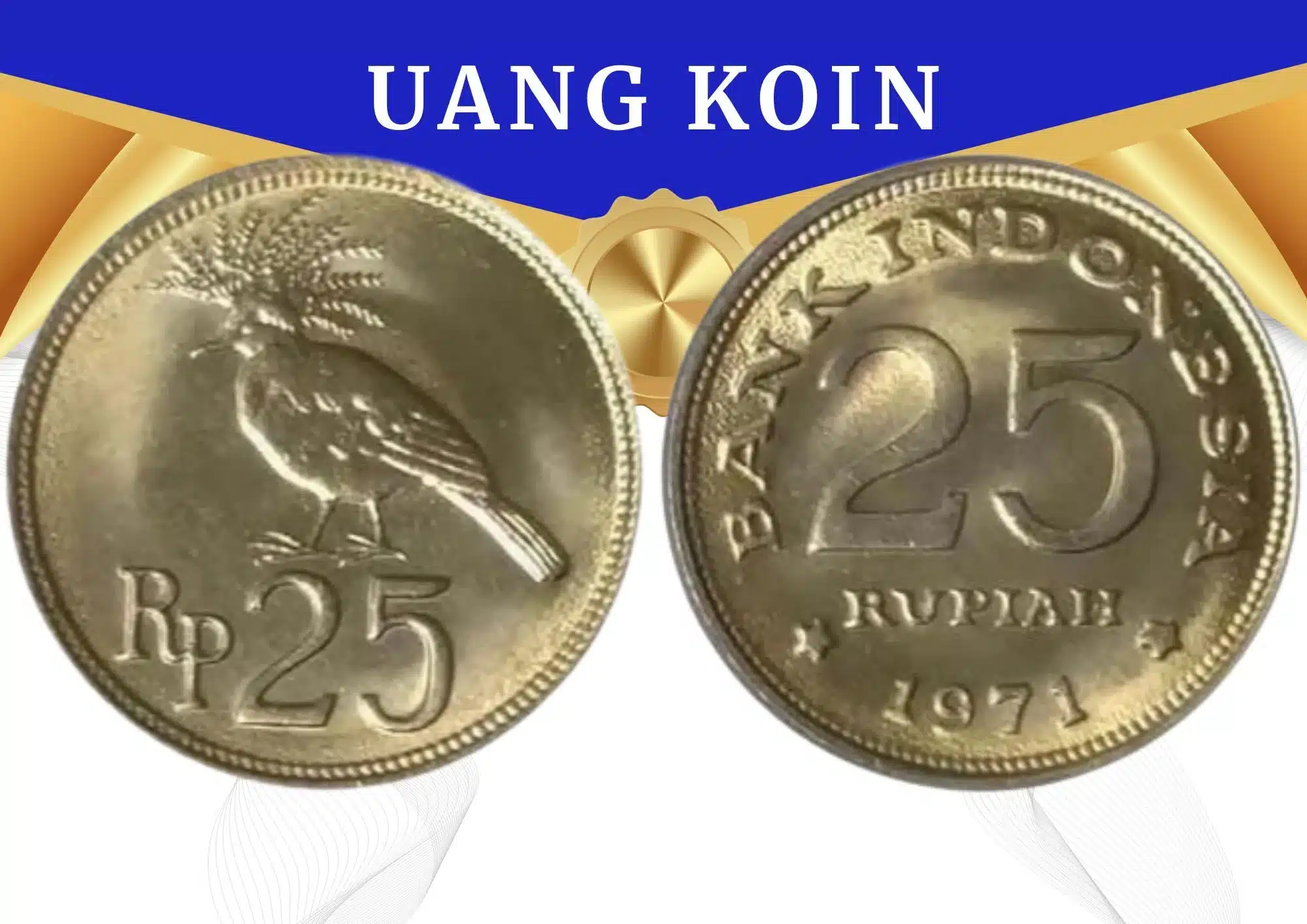 Uang Koin Rp 25 Tahun Emisi 1991