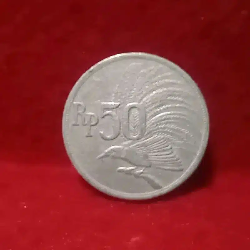 Uang Koin Rp 50 Tahun Emisi 1971